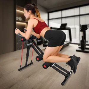 Foldable Ab Machine  for Home Gym,Core & Abdominal Trainer Fitness Equipment
