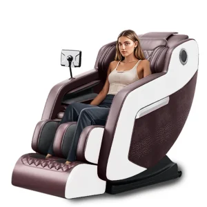 Massage Chair  Recliner, Fixed Massage Rollers, Heating, Foot Roller, Bluetooth Speaker