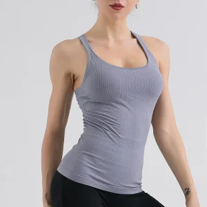 Women Casual Dance Training Sports Underwear Bra With Chest Cushion