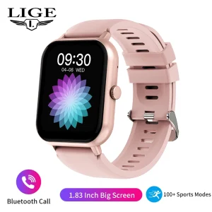 Waterproof Smart Watch Bluetooth, Voice Assistant 100+Sports